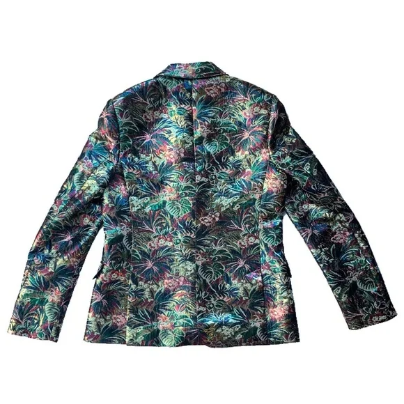 MSGM Metallic Structured Blazer